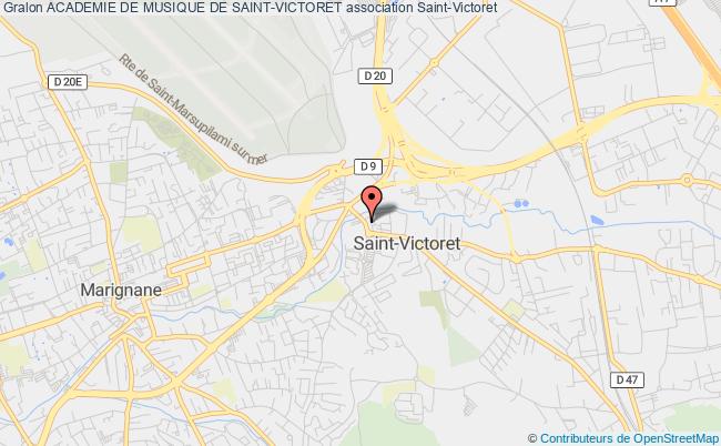 plan association Academie De Musique De Saint-victoret Saint-Victoret