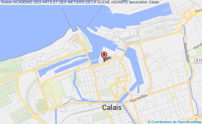plan association Academie Des Arts Et Des Metiers De La Scene (adam's) Calais
