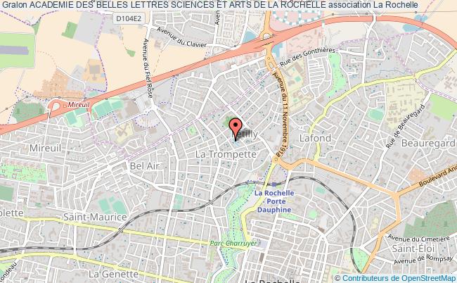 plan association Academie Des Belles Lettres Sciences Et Arts De La Rochelle La Rochelle