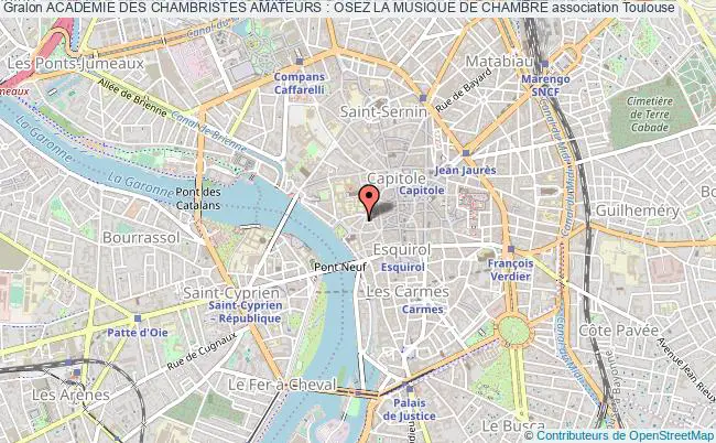 plan association AcadÉmie Des Chambristes Amateurs : Osez La Musique De Chambre Toulouse