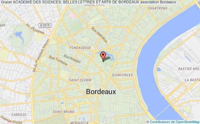 plan association Academie Des Sciences, Belles Lettres Et Arts De Bordeaux Bordeaux