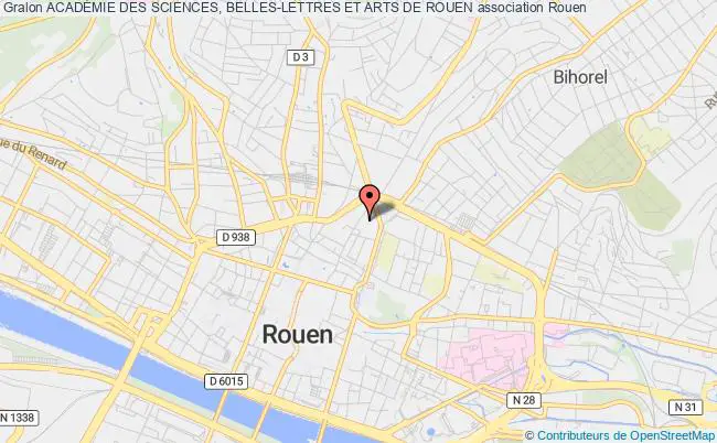 plan association AcadÉmie Des Sciences, Belles-lettres Et Arts De Rouen Rouen