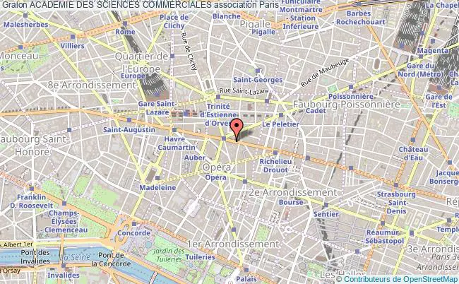 plan association Academie Des Sciences Commerciales Paris