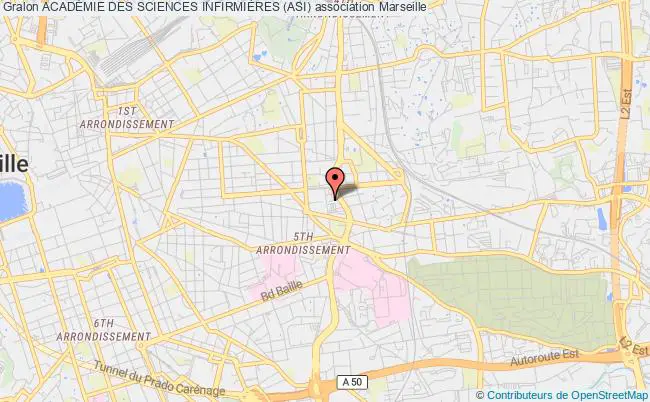 plan association AcadÉmie Des Sciences InfirmiÈres (asi) Marseille