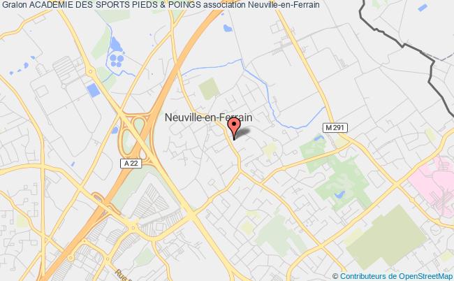 plan association Academie Des Sports Pieds & Poings Neuville-en-Ferrain