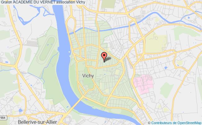plan association Academie Du Vernet Vichy