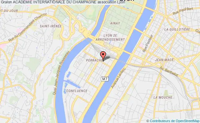 plan association AcadÉmie Internationale Du Champagne Lyon