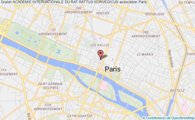 plan association Academie Internationale Du Rat Rattus Norvegicus Paris