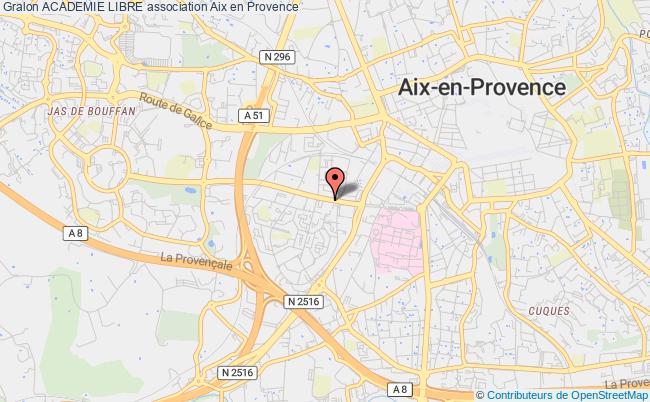 plan association Academie Libre Aix-en-Provence