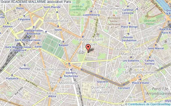 plan association Academie Mallarme Paris