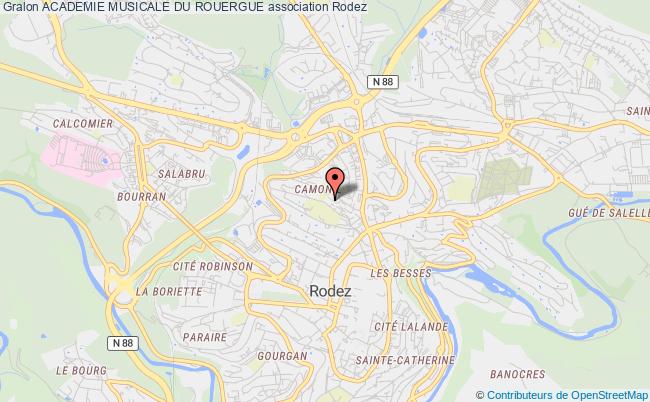 plan association Academie Musicale Du Rouergue Rodez