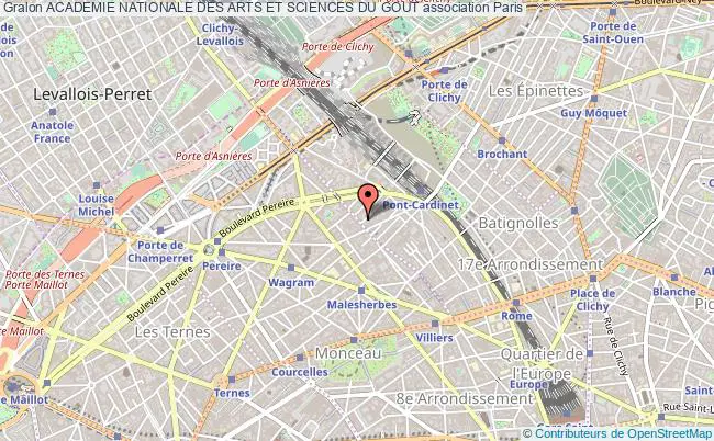 plan association Academie Nationale Des Arts Et Sciences Du Gout Paris