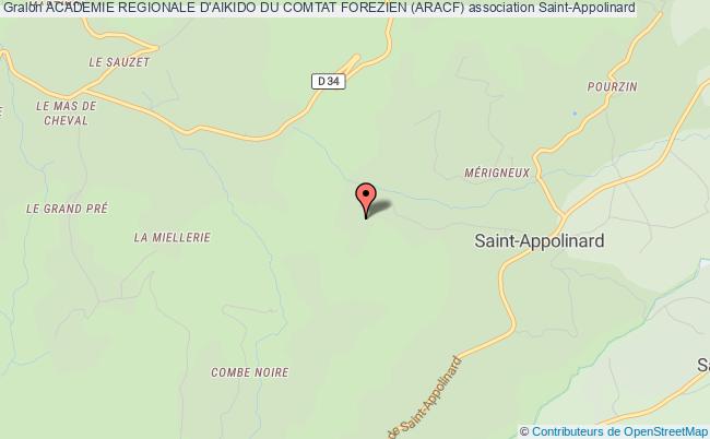 plan association Academie Regionale D'aikido Du Comtat Forezien (aracf) Saint-Appolinard
