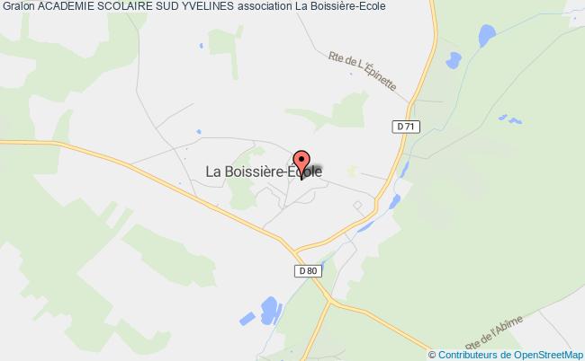 plan association Academie Scolaire Sud Yvelines Boissière-École