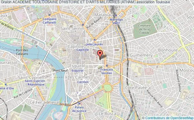 plan association Academie Toulousaine D'histoire Et D'arts Militaires (atham) Toulouse