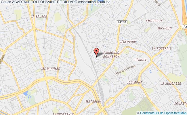 plan association Academie Toulousaine De Billard Toulouse