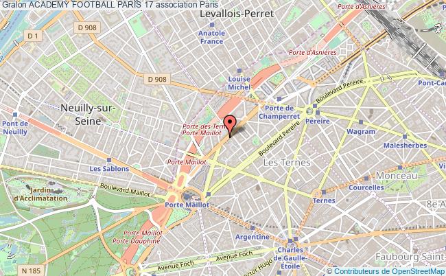 plan association Academy Football Paris 17 Paris