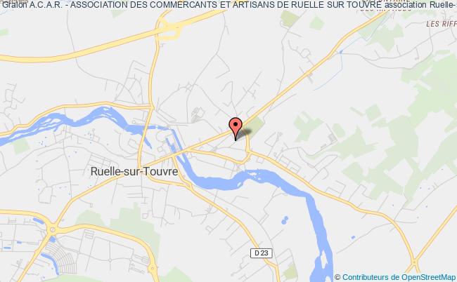 plan association A.c.a.r. - Association Des Commercants Et Artisans De Ruelle Sur Touvre Ruelle-sur-Touvre