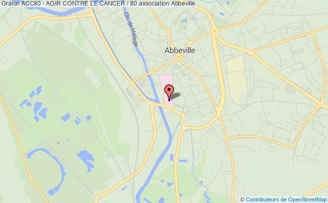 plan association Acc80 - Agir Contre Le Cancer / 80 Abbeville