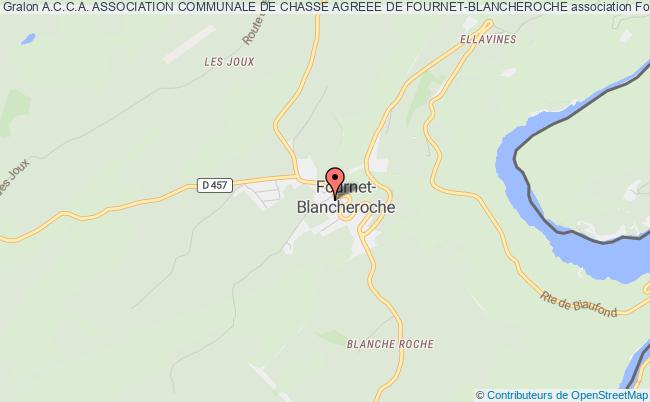 A.C.C.A. ASSOCIATION COMMUNALE DE CHASSE AGREEE DE FOURNET-BLANCHEROCHE