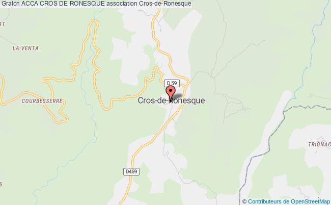 plan association Acca Cros De Ronesque Cros-de-Ronesque