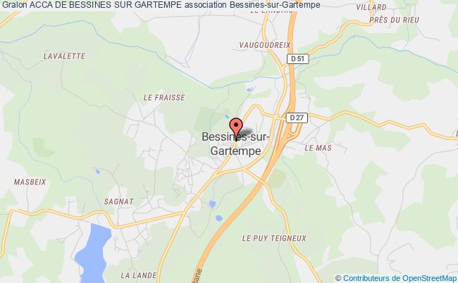 plan association Acca De Bessines Sur Gartempe Bessines-sur-Gartempe