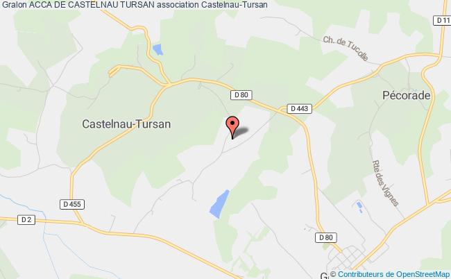 plan association Acca De Castelnau Tursan Castelnau-Tursan