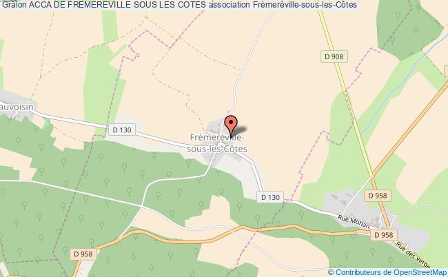 plan association Acca De Fremereville Sous Les Cotes Frémeréville-sous-les-Côtes