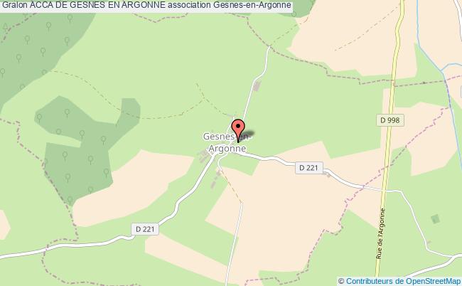 plan association Acca De Gesnes En Argonne Gesnes-en-Argonne