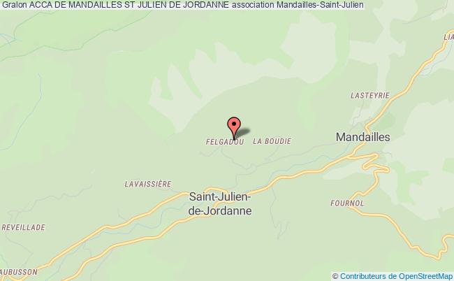 plan association Acca De Mandailles St Julien De Jordanne Mandailles-Saint-Julien