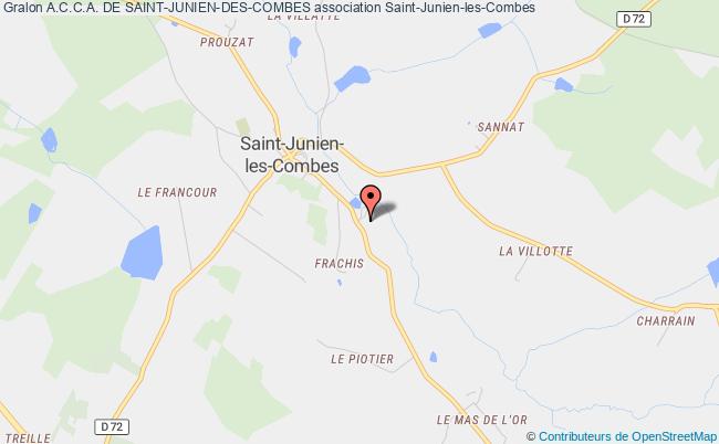 plan association A.c.c.a. De Saint-junien-des-combes Saint-Junien-les-Combes