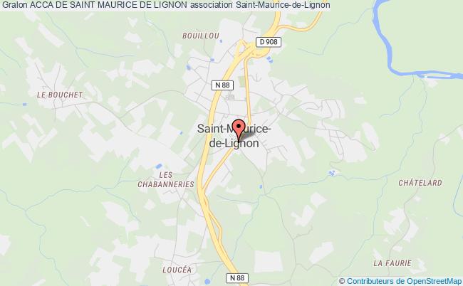 plan association Acca De Saint Maurice De Lignon Saint-Maurice-de-Lignon