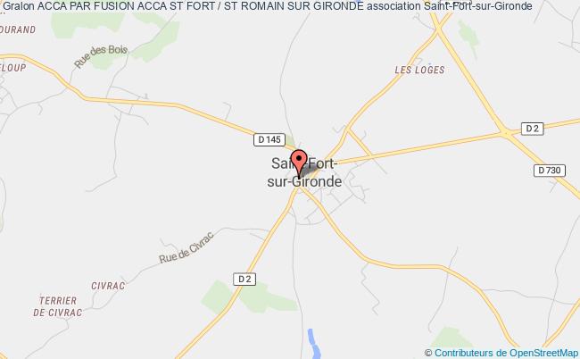 plan association Acca Par Fusion Acca St Fort / St Romain Sur Gironde Saint-Fort-sur-Gironde