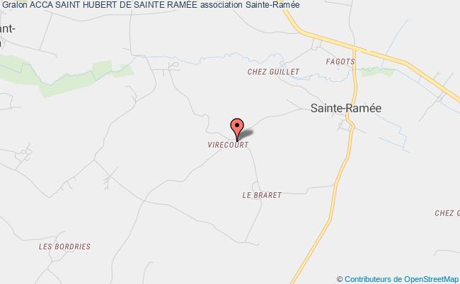 plan association Acca Saint Hubert De Sainte RamÉe Sainte-Ramée