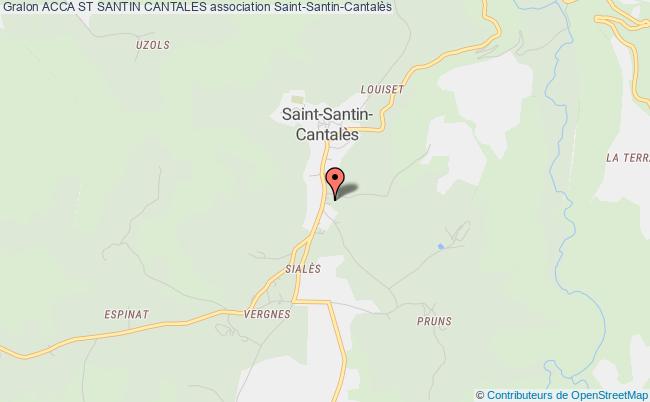 plan association Acca St Santin Cantales Saint-Santin-Cantalès