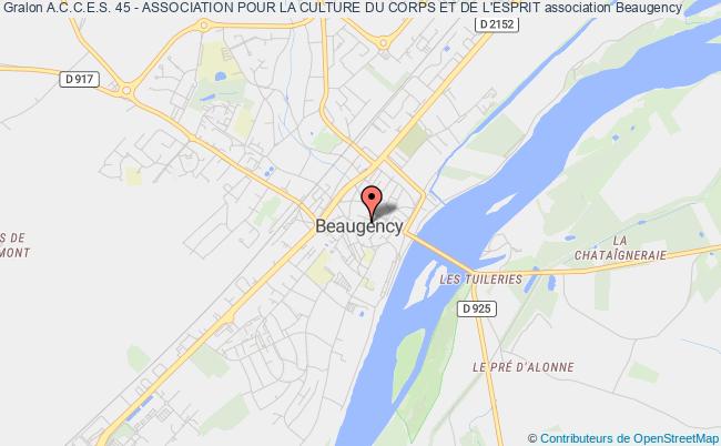 A.C.C.E.S. 45 - ASSOCIATION POUR LA CULTURE DU CORPS ET DE L'ESPRIT