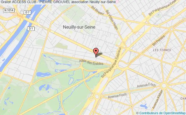 plan association Access Club - Pierre Grouvel Neuilly-sur-Seine