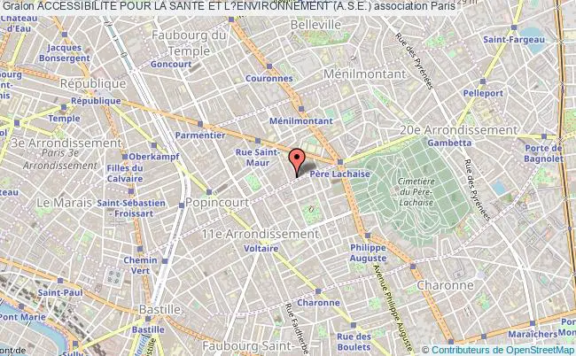 plan association Accessibilite Pour La Sante Et L?environnement (a.s.e.) Paris Cedex 11