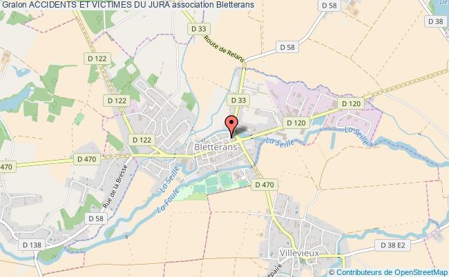 plan association Accidents Et Victimes Du Jura Bletterans