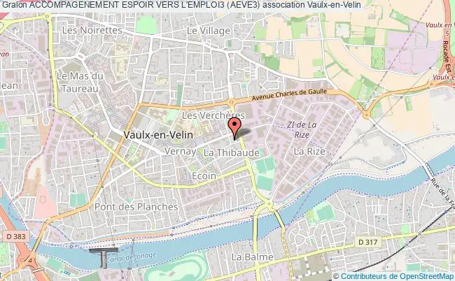 plan association Accompagenement Espoir Vers L'emploi3 (aeve3) Vaulx-en-Velin