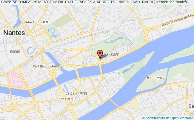 plan association Accompagnement Administratif - Acces Aux Droits - Nvpdl (aad -nvpdl) Nantes