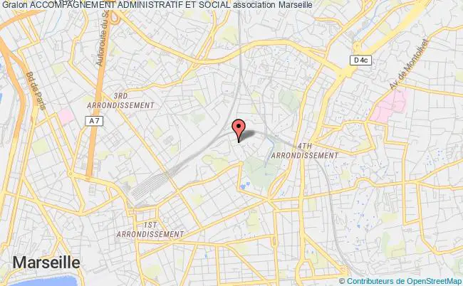 plan association Accompagnement Administratif Et Social Marseille 4