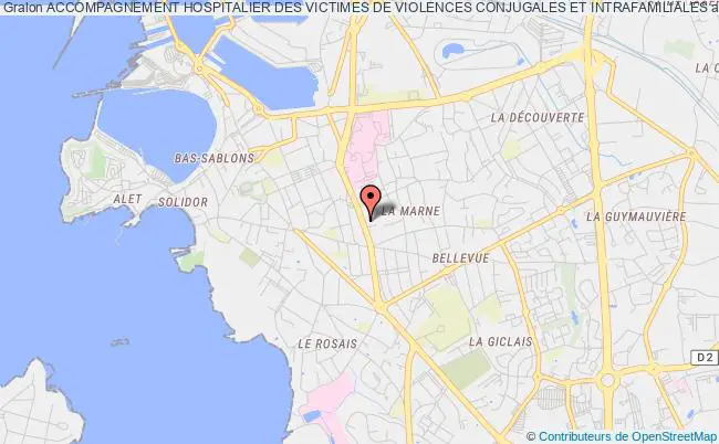 plan association Accompagnement Hospitalier Des Victimes De Violences Conjugales Et Intrafamiliales Saint-Malo cédex