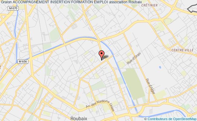 plan association Accompagnement Insertion Formation Emploi Roubaix