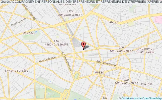 plan association Accompagnement Personnalise D'entrepreneurs Et Repreneurs D'entreprises (apere) Paris