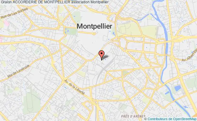 plan association Accorderie De Montpellier Montpellier