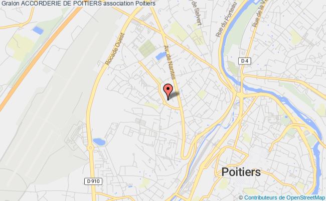 plan association Accorderie De Poitiers Poitiers