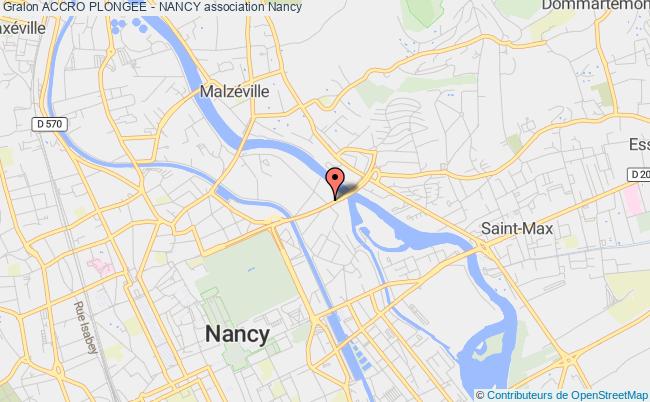 plan association Accro Plongee - Nancy Nancy