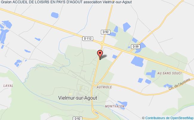 plan association Accueil De Loisirs En Pays D'agout Vielmur-sur-Agout