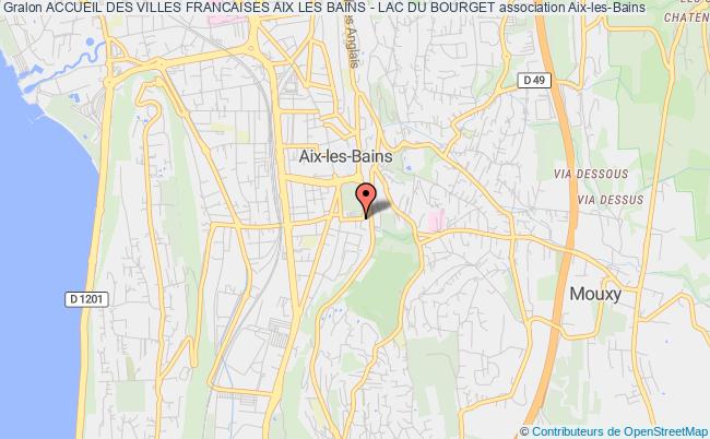 ACCUEIL DES VILLES FRANCAISES AIX LES BAINS - LAC DU BOURGET